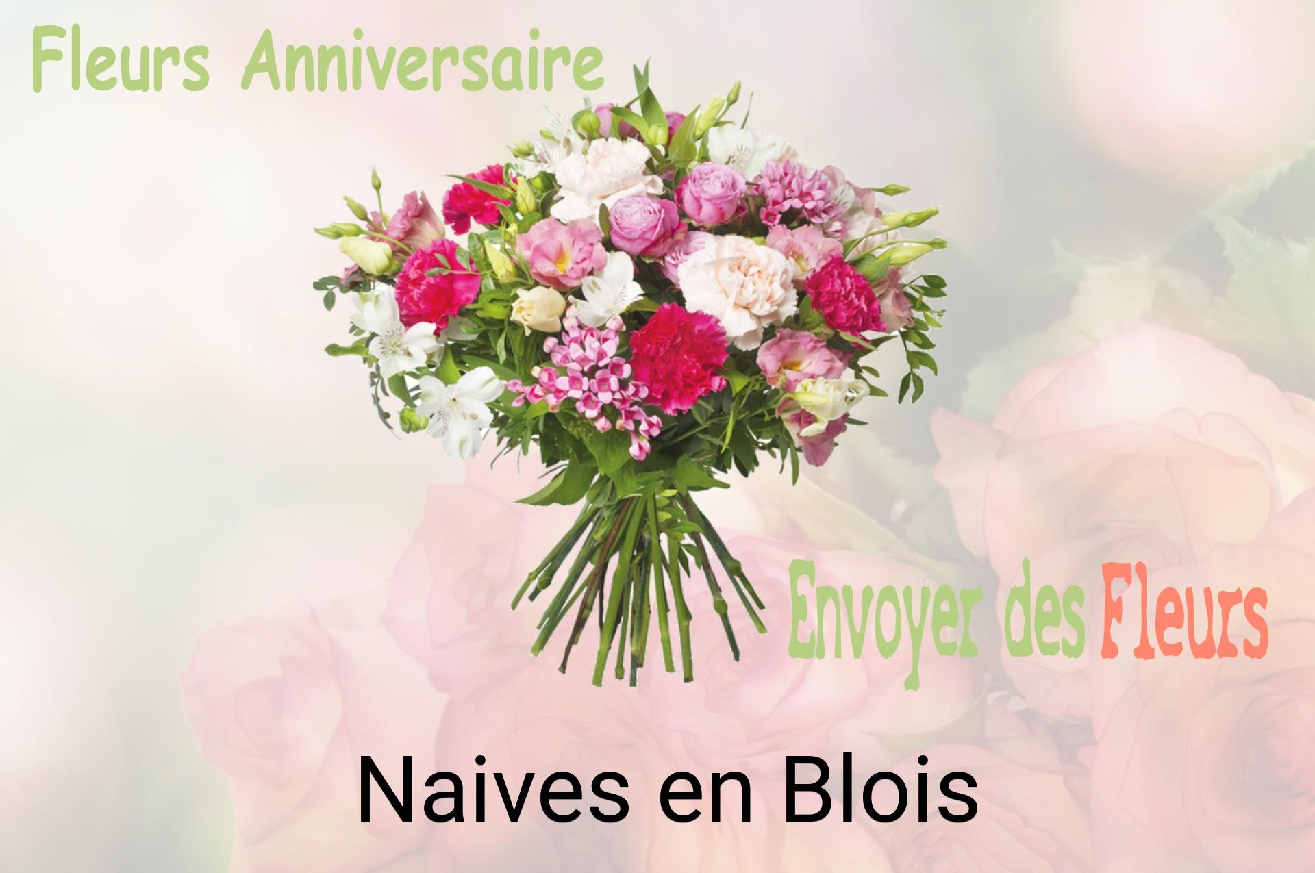 Bouquet de fleurs d’anniversaire livré à Naives-en-Blois